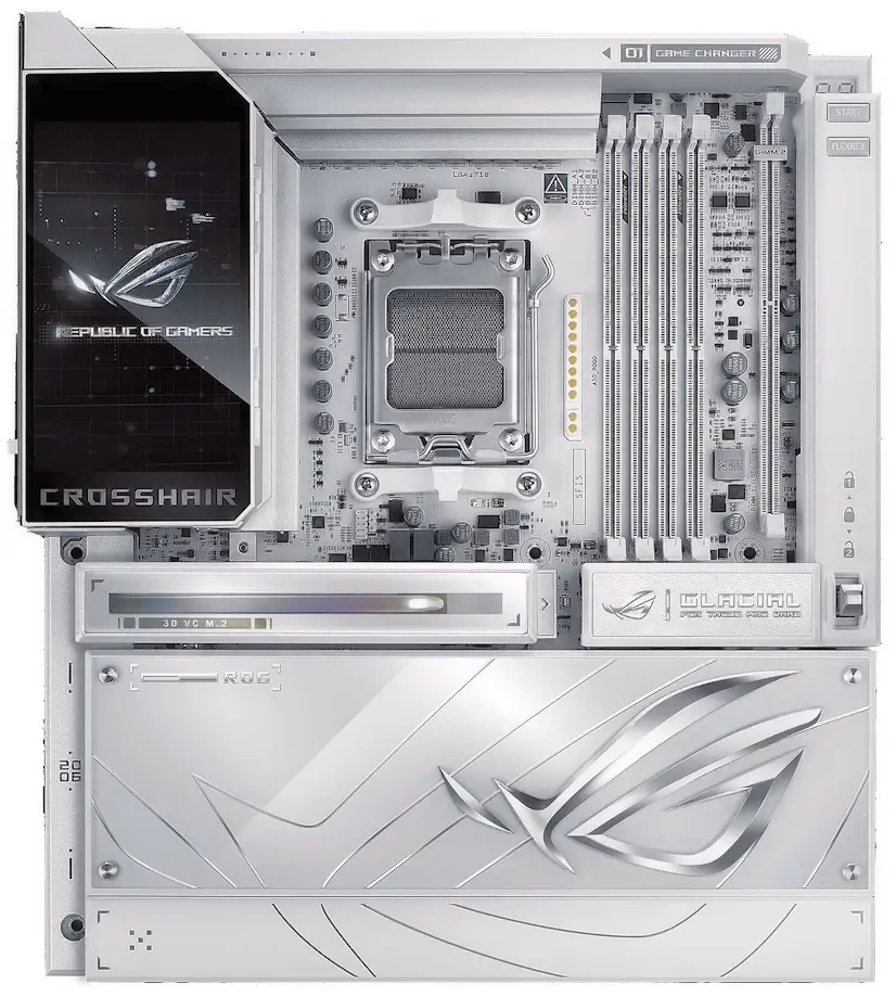 Alcorcón Gaming - Montaje Placa Base ASUS ROG CROSSHAIR X870E GLACIAL Alcorcón